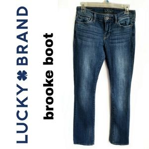 Lucky Brand jeans straight leg boot cut size 25R